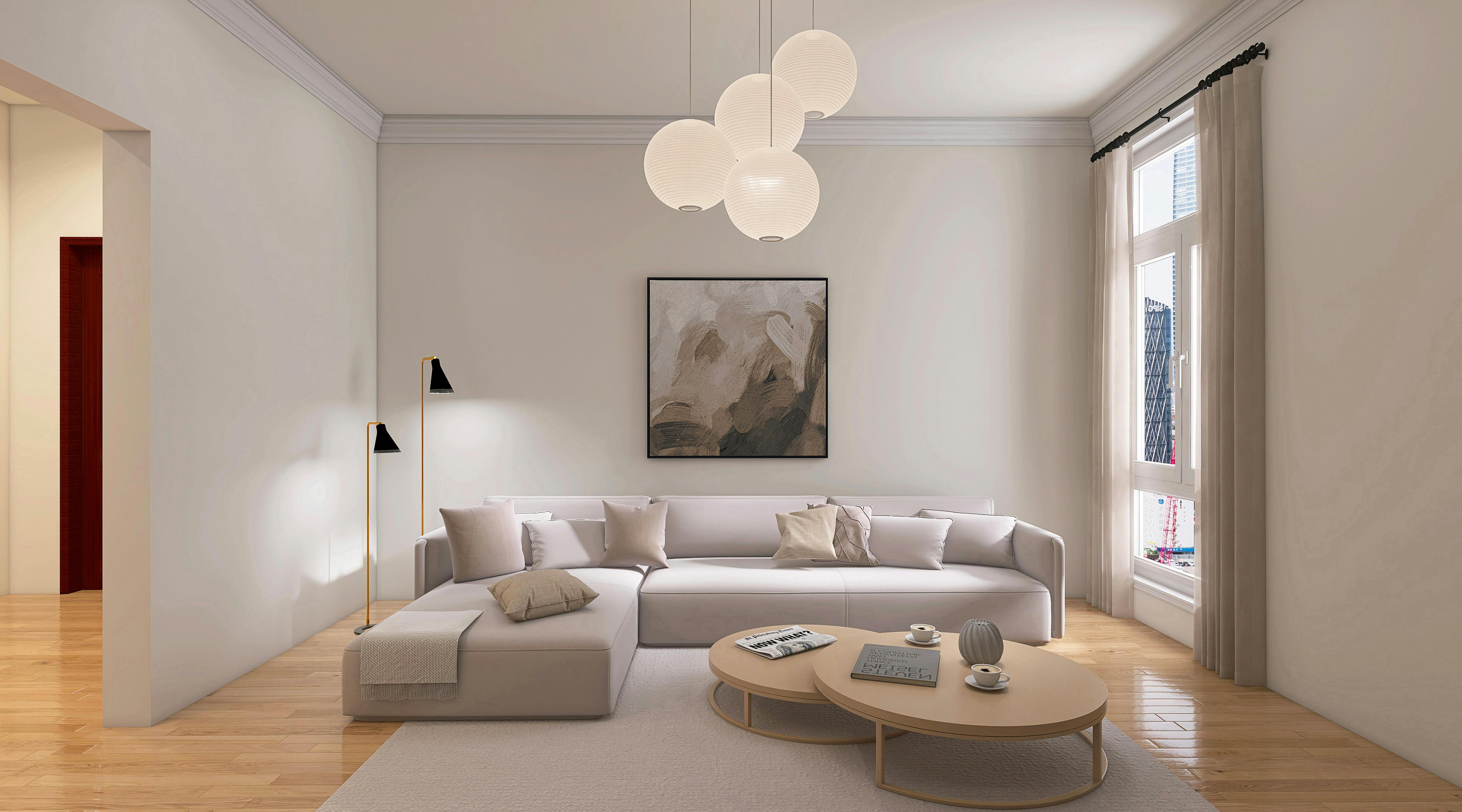 Moderne 3-Zimmer-Wohnung mit großem Wohnzimmer und Balkon in Berlin-Charlottenburg